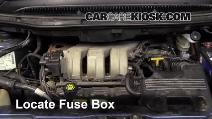 Replace a Fuse: 1996-2000 Plymouth Voyager - 2000 Plymouth Voyager 3.3L V6